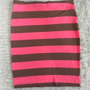 H&M Basics Striped Pencil Skirt